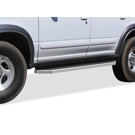 APS IB06RIB1Y - Flat Style Door-to-Door Polished Aircraft Aluminum Running Boards
