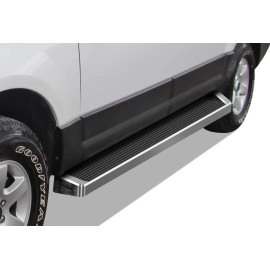 APS IB06RIB4A - 6" iRunning Board Door-to-Door Polished Aircraft Aluminum Running Boards