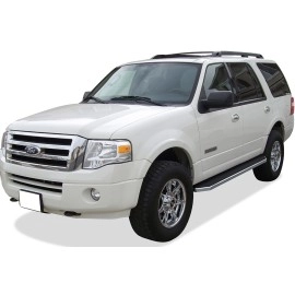 APS IB06RIB4Y - Flat Style Door-to-Door Polished Stainless Steel Running Boards