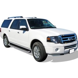 APS IB06RIB5A - 6" iRunning Board Door-to-Door Polished Aircraft Aluminum Running Boards