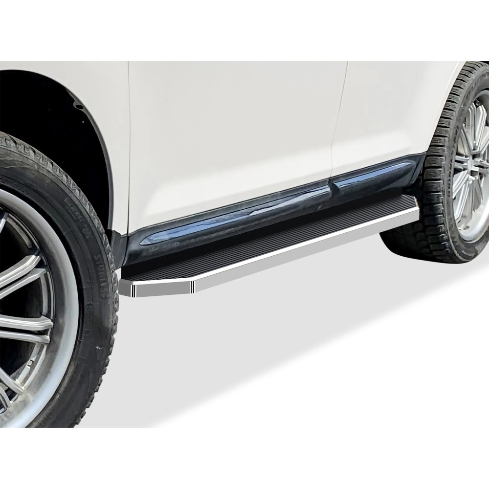 APS IB06RIB6Y - Flat Style Door-to-Door Polished Stainless Steel Running Boards