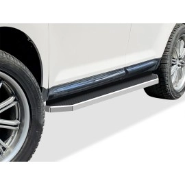 APS IB06RIB6Y - Flat Style Door-to-Door Polished Stainless Steel Running Boards