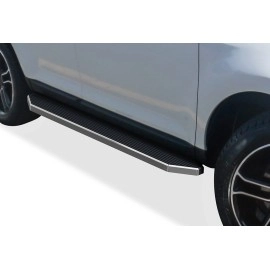 APS IB06RIB7Y - Flat Style Door-to-Door Polished Stainless Steel Running Boards