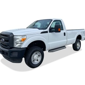 APS IB06RJA0Y - Flat Style Door-to-Door Black Stainless Steel Running Boards