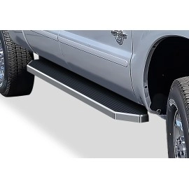 APS IB06RJA1Y - Flat Style Door-to-Door Polished Stainless Steel Running Boards