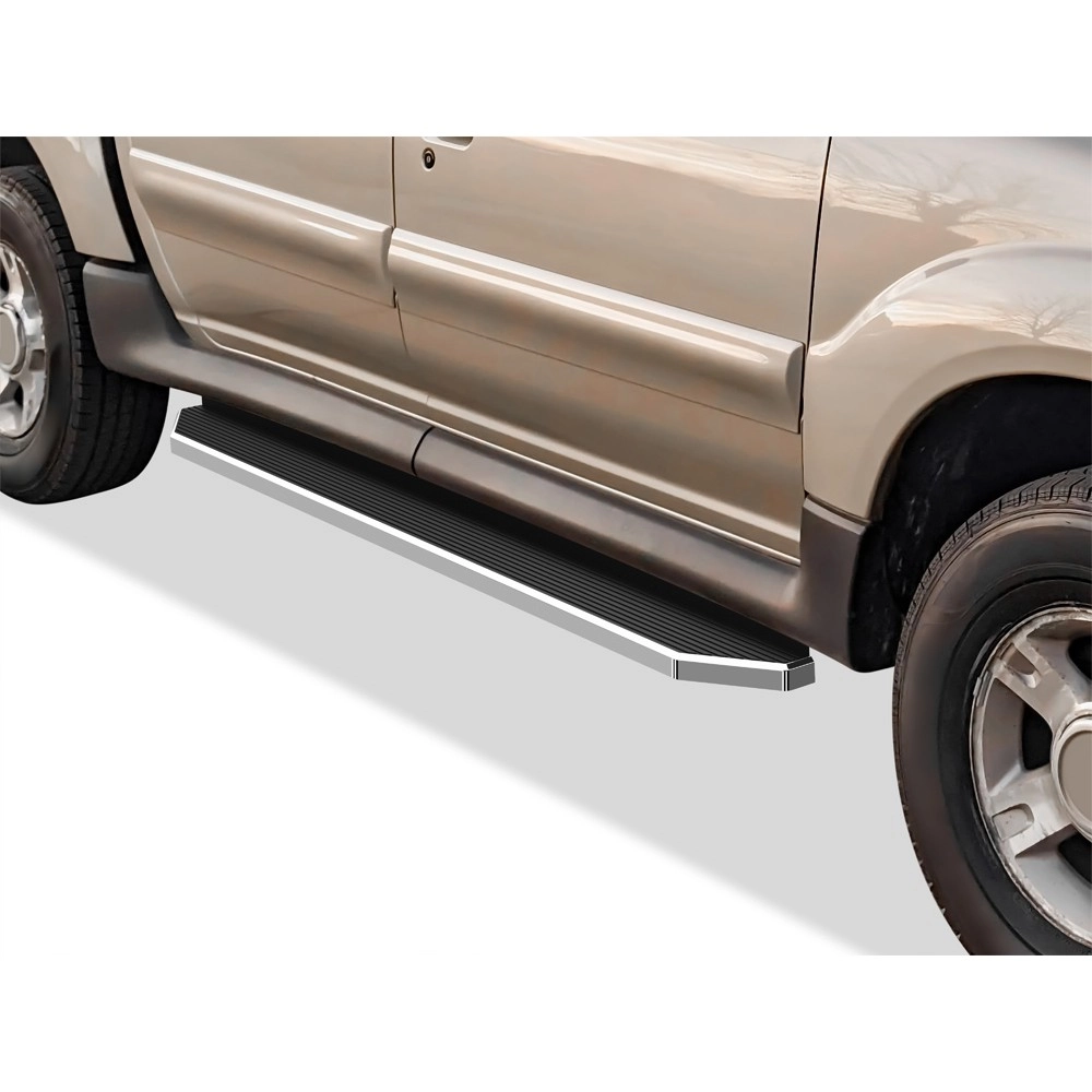 APS IB06RJB7Y - Flat Style Door-to-Door Polished Stainless Steel Running Boards
