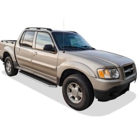 APS IB06RJB7Y - Flat Style Door-to-Door Polished Stainless Steel Running Boards