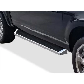 APS IB06RJB8A - 6" iRunning Board Door-to-Door Polished Aircraft Aluminum Running Boards