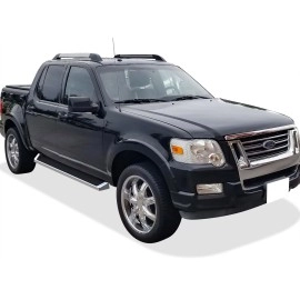 APS IB06RJB8A - 6" iRunning Board Door-to-Door Polished Aircraft Aluminum Running Boards