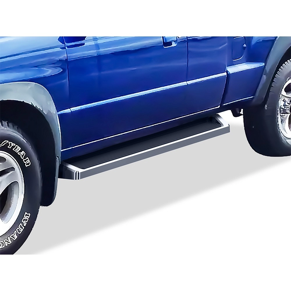 APS IB06RJC9A - 6" iRunning Board Door-to-Door Polished Aircraft Aluminum Running Boards