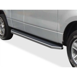 APS IB06RJD2Y - Flat Style Door-to-Door Polished Stainless Steel Running Boards