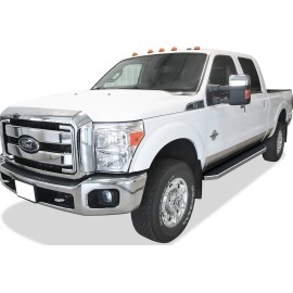 APS IB06RJJ3Y - Flat Style Door-to-Door Polished Stainless Steel Running Boards