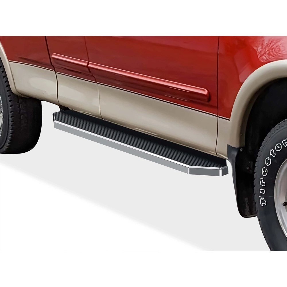 APS IB06RJJ8Y - Flat Style Door-to-Door Polished Stainless Steel Running Boards