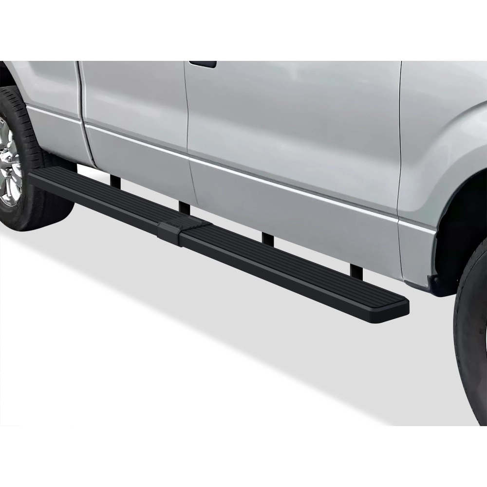 APS IB06SAG5LB - 6" iStep Style  Wheel-to-Wheel Black Stainless Steel Side Steps