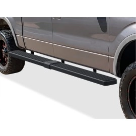 APS IB06SAG7SB - 6" iStep Style  Wheel-to-Wheel Black Stainless Steel Side Steps