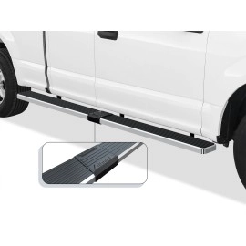 APS IB06SAH8LA - 6" iStep Style  Wheel-to-Wheel Hairline Stainless Steel Side Steps