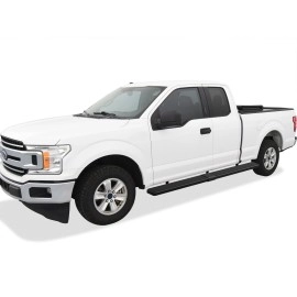 APS IB06SAH8LB - 6" iStep Style  Wheel-to-Wheel Black Stainless Steel Side Steps