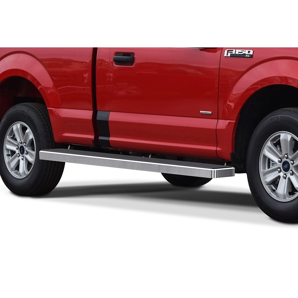 APS IB06SAH9LA - 6" iStep Style  Wheel-to-Wheel Hairline Stainless Steel Side Steps