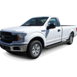 APS IB06SAH9LB - 6" iStep Style  Wheel-to-Wheel Black Stainless Steel Side Steps