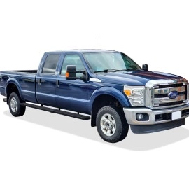 APS IB06SJA1LB - 6" iStep Style  Wheel-to-Wheel Black Stainless Steel Side Steps