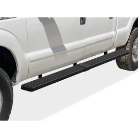 APS IB06SJA1SB - 6" iStep Style  Wheel-to-Wheel Black Stainless Steel Side Steps