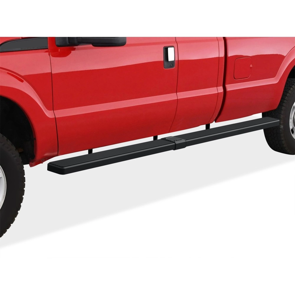 APS IB06SJJ3LB - 6" iStep Style  Wheel-to-Wheel Black Stainless Steel Side Steps