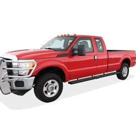 APS IB06SJJ3LB - 6" iStep Style  Wheel-to-Wheel Black Stainless Steel Side Steps