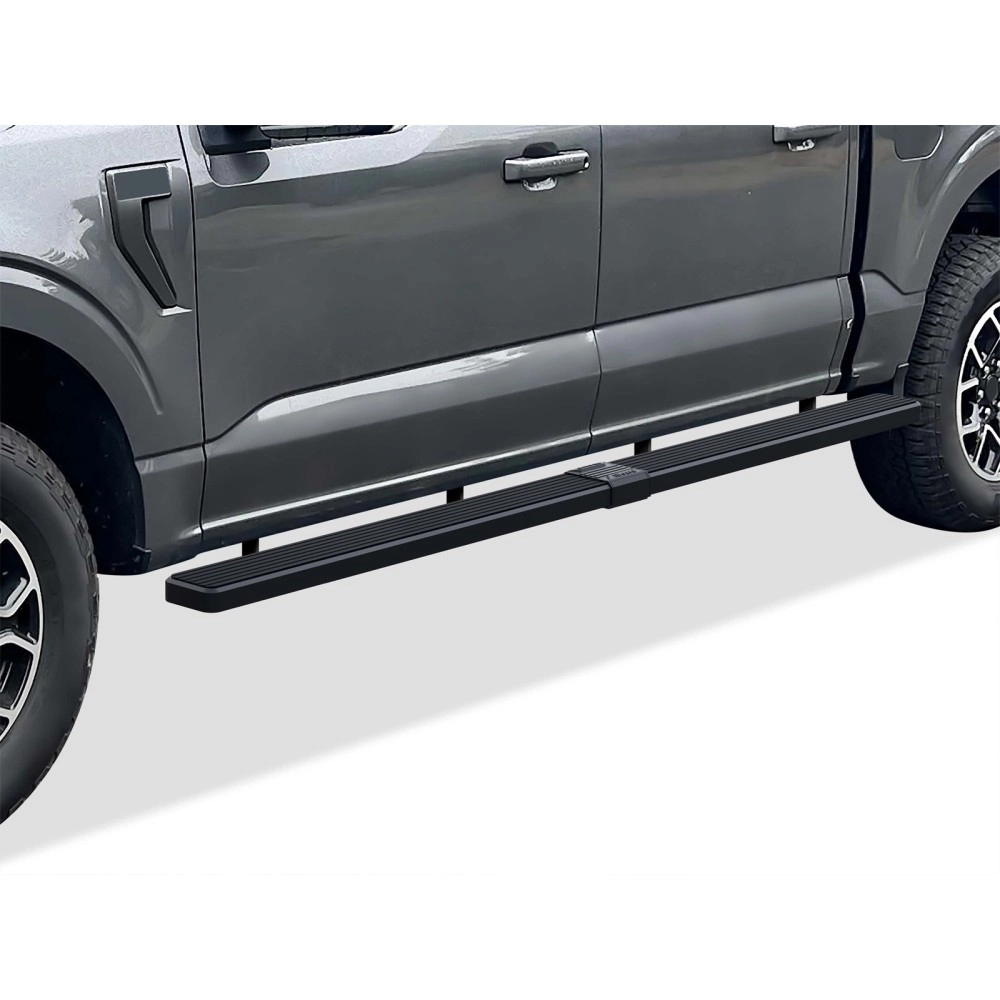 APS IB06WAG5SB - 5" iStep Style  Wheel-to-Wheel Black Stainless Steel Side Steps