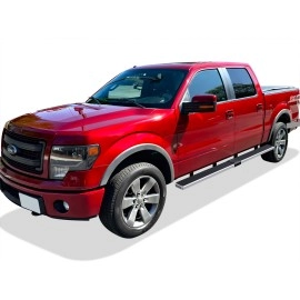 APS IB06WAG7SA - 5" iStep Style  Wheel-to-Wheel Hairline Stainless Steel Side Steps