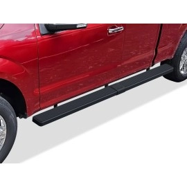 APS IB06WAH8LB - 5" iStep Style  Wheel-to-Wheel Black Stainless Steel Side Steps