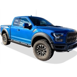 APS IB06WAH8SB - 5" iStep Style  Wheel-to-Wheel Black Stainless Steel Side Steps