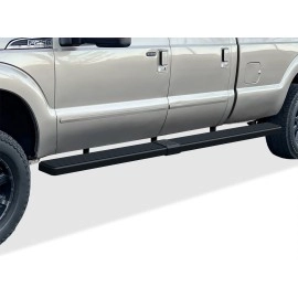 APS IB06WJA1LB - 5" iStep Style  Wheel-to-Wheel Black Stainless Steel Side Steps