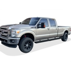 APS IB06WJA1LB - 5" iStep Style  Wheel-to-Wheel Black Stainless Steel Side Steps