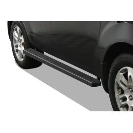 APS IB08DAD1B - 4" iStep Style Door-to-Door Black Aircraft Aluminum Side Steps