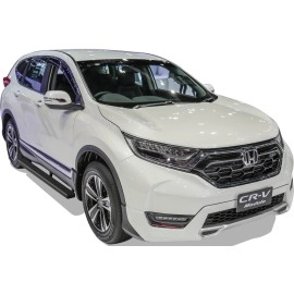 APS IB08DCE6B - 4" iStep Style Door-to-Door Black Aircraft Aluminum Side Steps