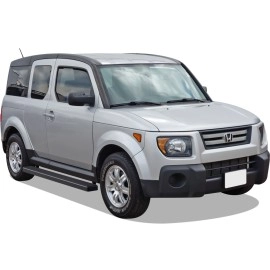 APS IB08EAB3B - 5" iStep Style Door-to-Door Black Stainless Steel Side Steps