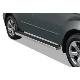 APS IB08EAD1A - 5" iStep Style Door-to-Door Hairline Stainless Steel Side Steps