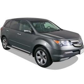 APS IB08EAD1C - 5" iStep Style Door-to-Door Hairline Stainless Steel Side Steps