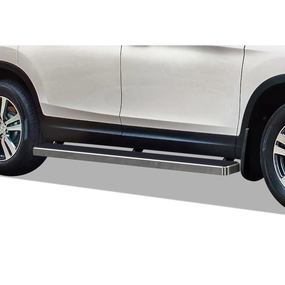 APS IB08FCE2A - 6" iStep Style Door-to-Door Hairline Stainless Steel Side Steps