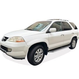 APS IB08PJF2Y - Flat Style Door-to-Door Polished Stainless Steel Running Boards