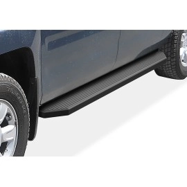 APS IB08RAB4H - Flat Style Door-to-Door Polished Stainless Steel Running Boards