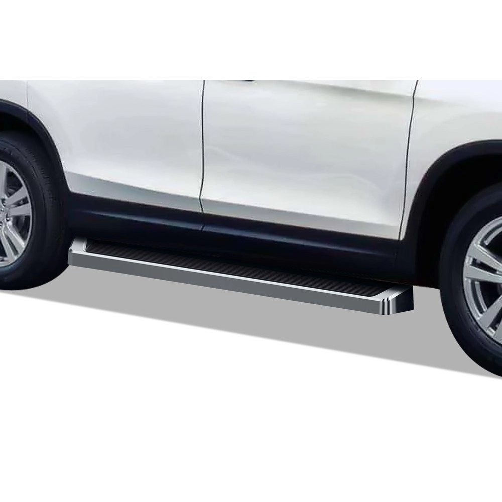APS IB08RCE2A - 6" iRunning Board Door-to-Door Polished Aircraft Aluminum Running Boards