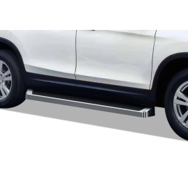 APS IB08RCE2A - 6" iRunning Board Door-to-Door Polished Aircraft Aluminum Running Boards