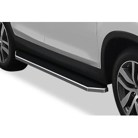 APS IB08RCE2Y - Flat Style Door-to-Door Polished Stainless Steel Running Boards