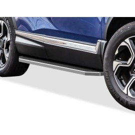 APS IB08RCE6Y - Flat Style Door-to-Door Polished Stainless Steel Running Boards