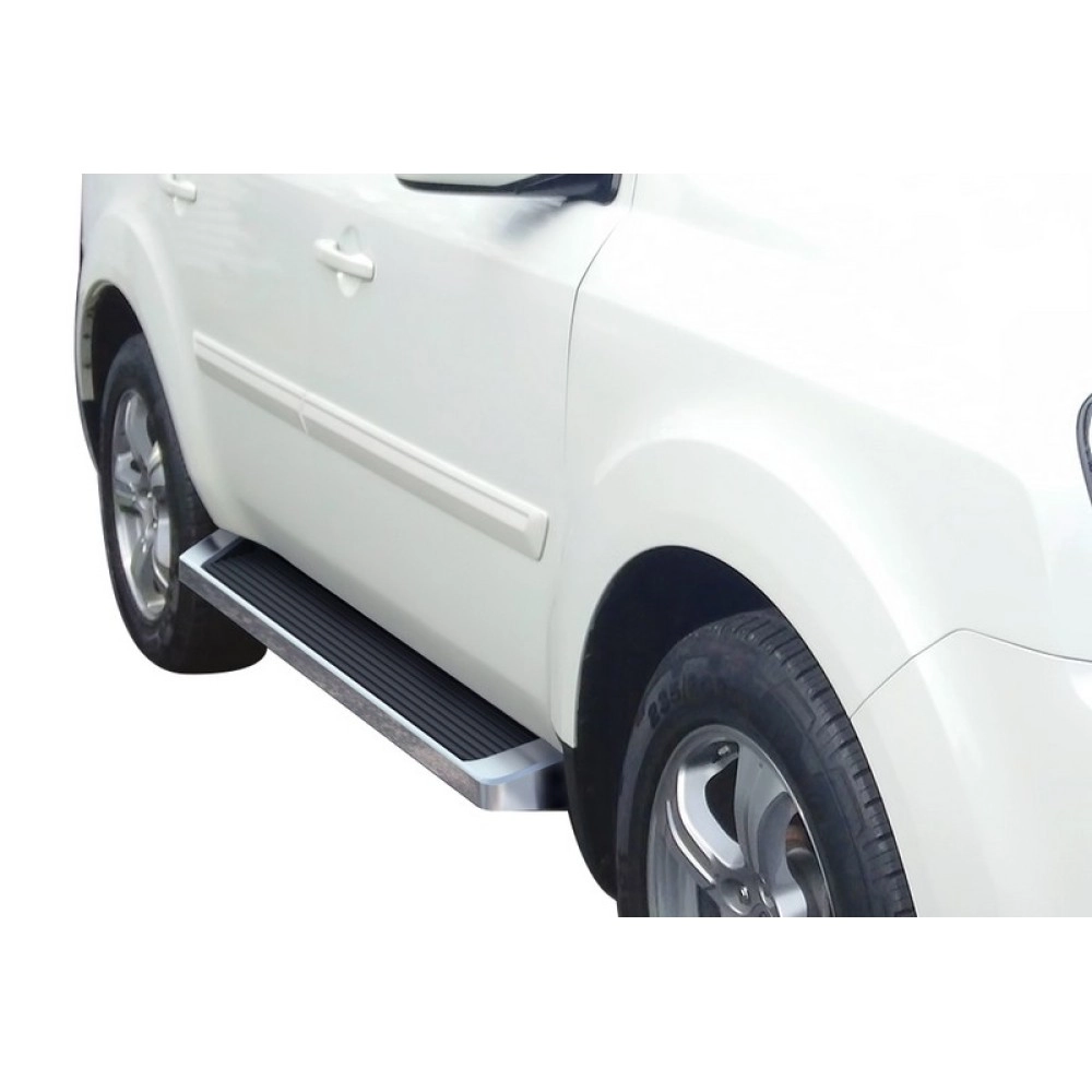 APS IB08RIG0A - 6" iRunning Board Door-to-Door Polished Aircraft Aluminum Running Boards