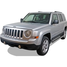 APS IB10DAI2A - 4" iStep Style Door-to-Door Hairline Aircraft Aluminum Side Steps