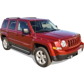 APS IB10EAI2B - 5" iStep Style Door-to-Door Black Stainless Steel Side Steps