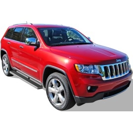 APS IB10EBG7A - 5" iStep Style Door-to-Door Hairline Stainless Steel Side Steps