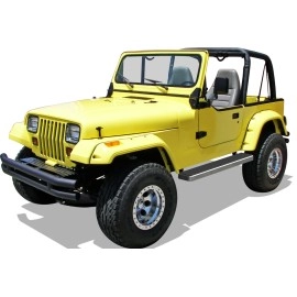 APS IB10EJH4A - 5" iStep Style Door-to-Door Hairline Stainless Steel Side Steps